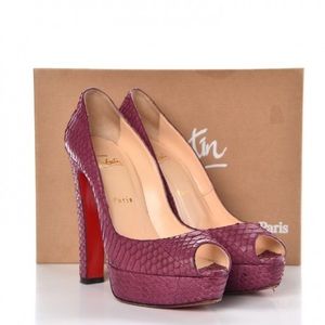 Watersnake Bambou 140 platform pumps amethyste